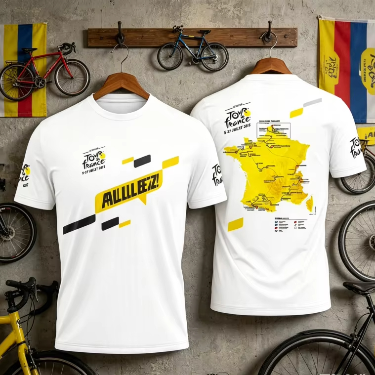 Table Tennis France - T-shirt da Ciclismo Tour De France