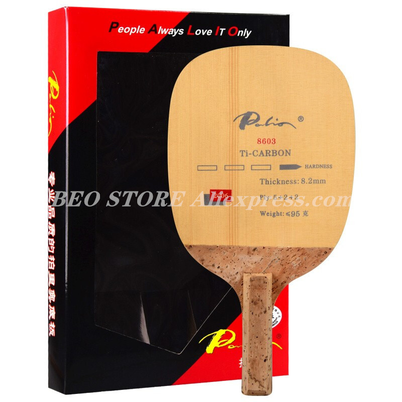Table Tennis Japan - PALIO 8603 carbonio titanio racchetta da