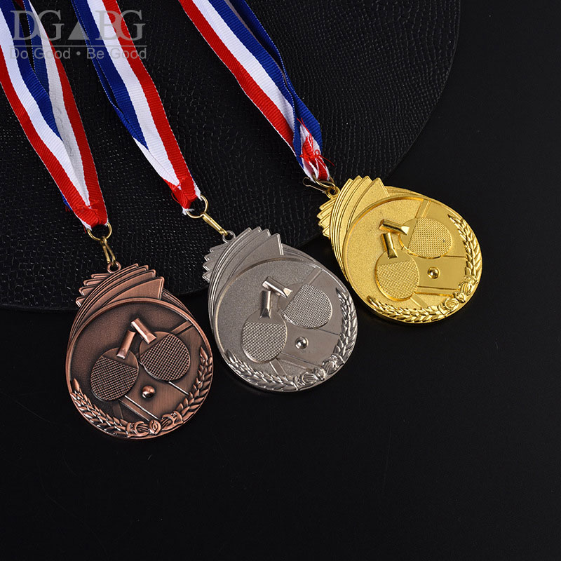 Table Tennis Japan - Medaglia da ping-pong in oro argento