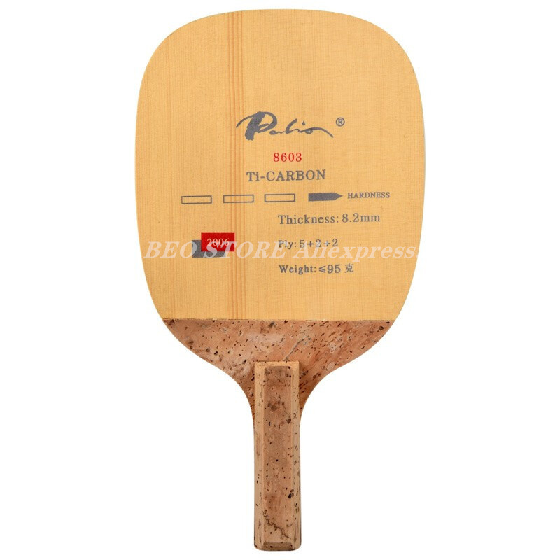 PALIO 8603 carbonio titanio ra - Table Tennis Japan recensione e prezzo