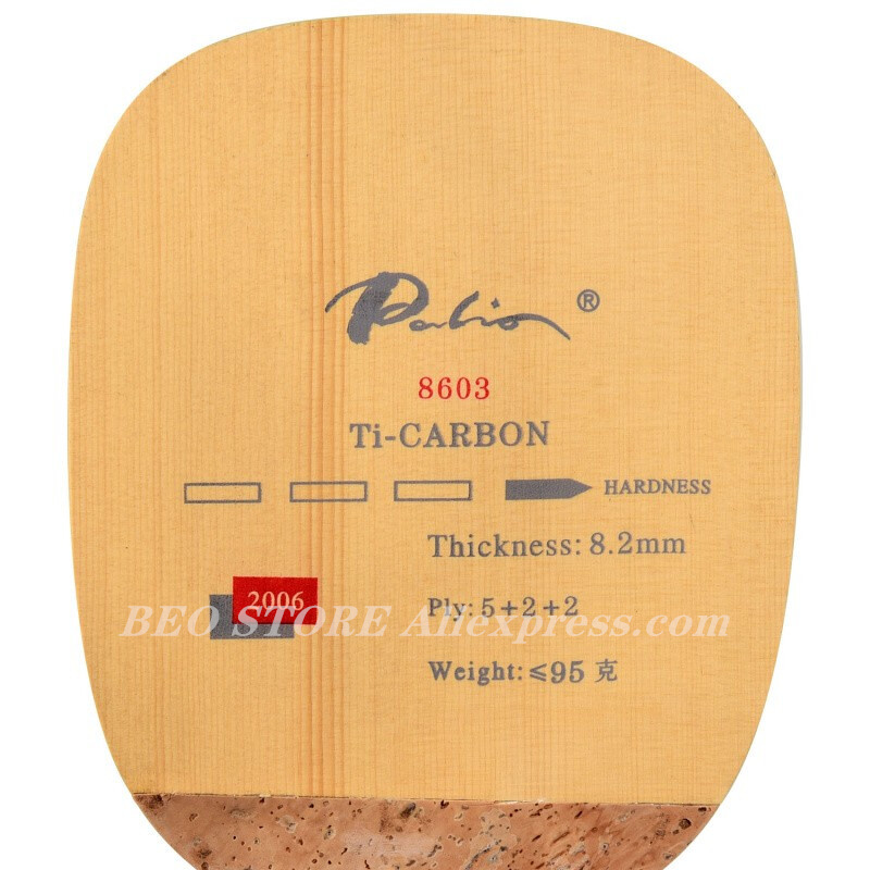 PALIO 8603 carbonio titanio ra - Table Tennis Japan recensione e prezzo