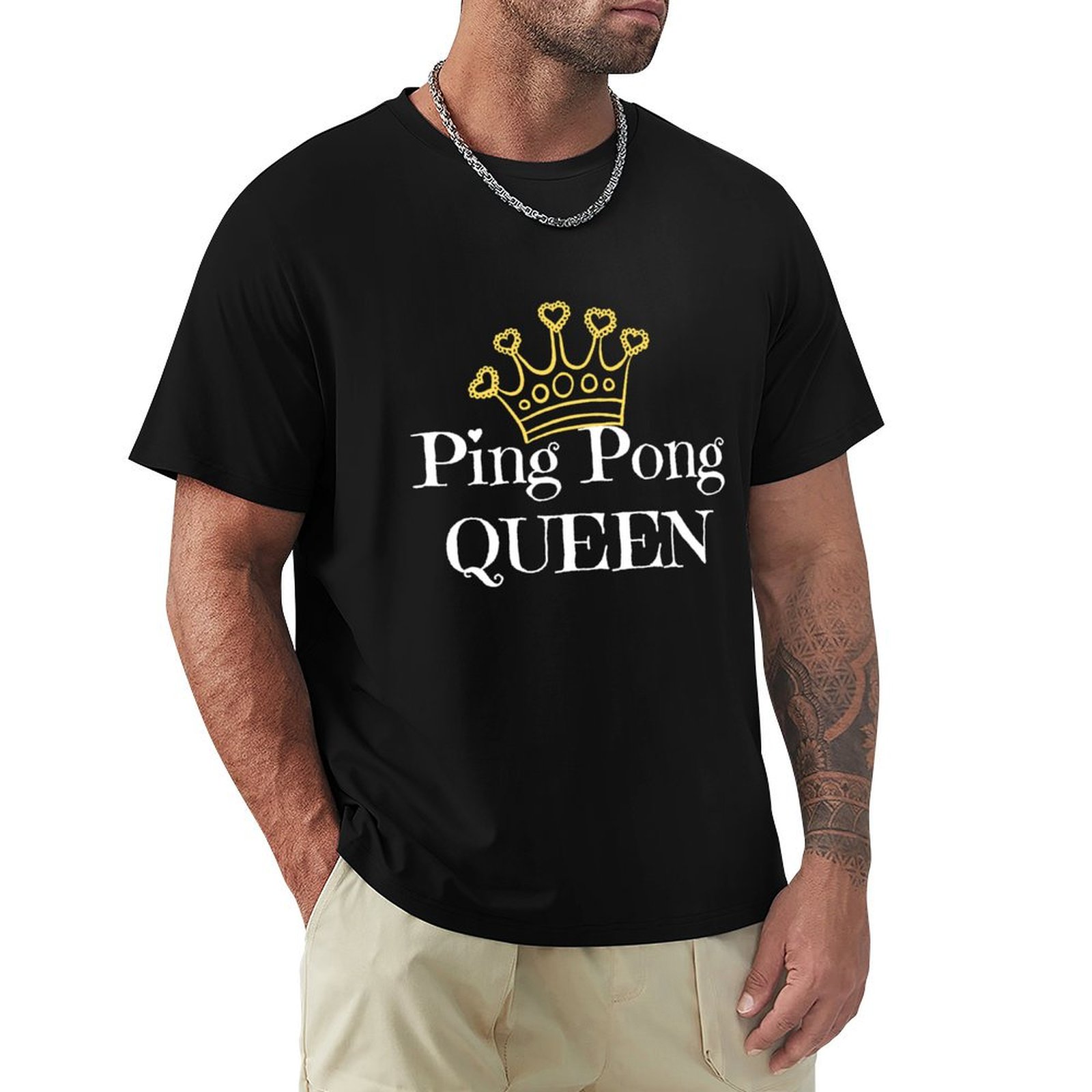 T-shirt Ping Pong Queen per am - Table Tennis Queen recensione e prezzo