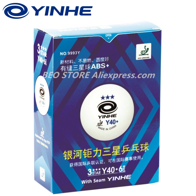 60 palline YINHE 3 stelle Y40+ - Table Tennis Olympics recensione e prezzo