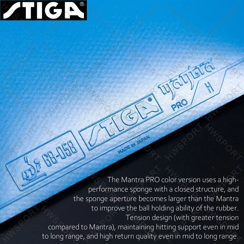 STIGA Mantra Pro Gomma da ping - Table Tennis Japan recensione e prezzo