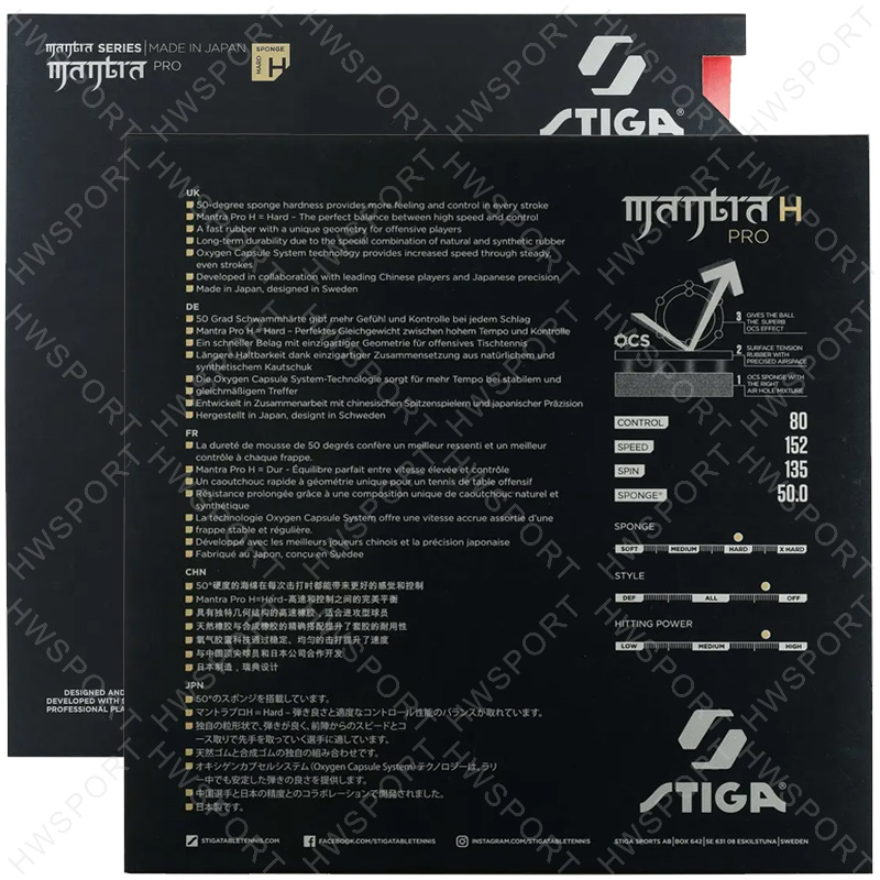 STIGA MANTRA PRO Gomma da ping - Table Tennis Japan recensione e prezzo